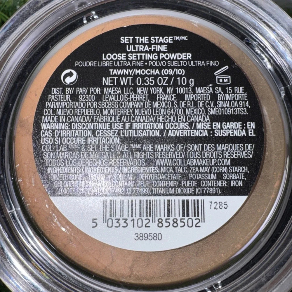 Col-lab Set The Stage Tawny/Mocha 9 / 10 Ultra Fine Loose Setting Powder .35oz